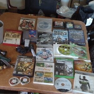 Video Games with Black Controller
